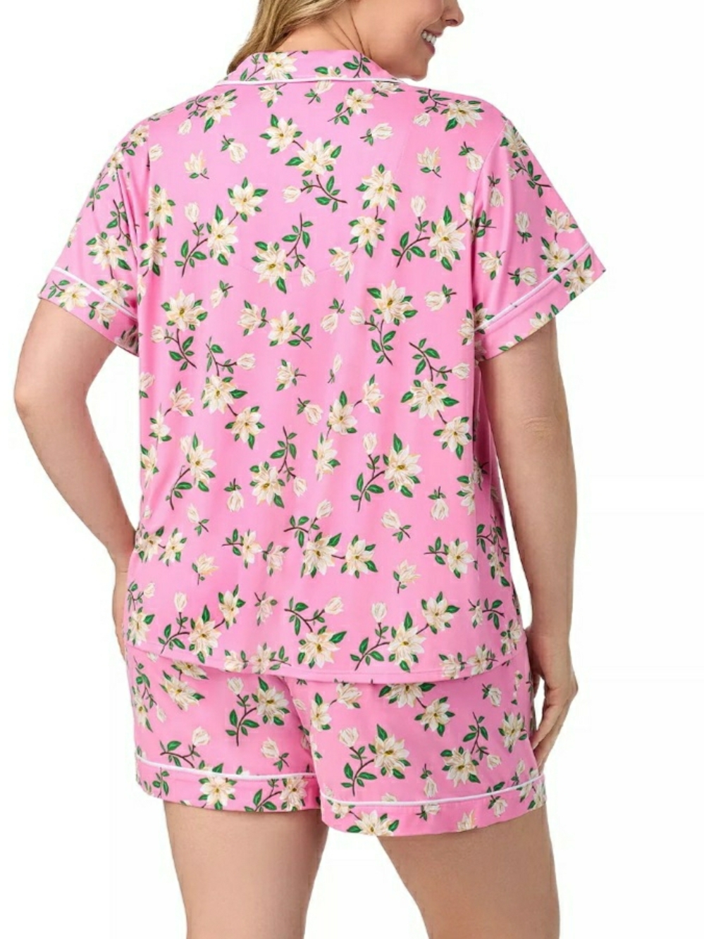 Draper James (EUC) Pink Magnolia Print Sleep Set 3X - Picture 3 of 8